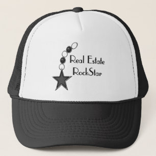 Gorra De Camionero Estrella del rock de las propiedades inmobiliarias