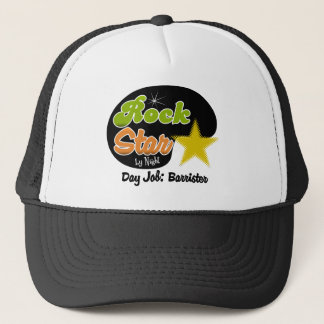Gorra De Camionero Estrella del rock por noche - abogado del trabajo