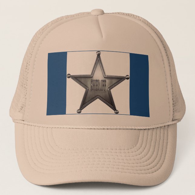 Gorra De Camionero ESTRELLA del sheriff (Anverso)