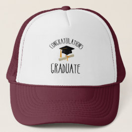 Gorra De Camionero Estrella Explosiva Dorada de Graduación Religiosa 