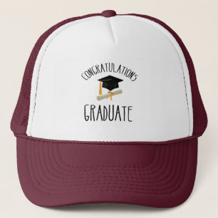 Gorra De Camionero Estrella Explosiva Dorada de Graduación Religiosa