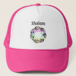 Gorra De Camionero Estrella judía Colores Shalom<br><div class="desc">Regalos y prendas de vestir judíos modernos y tradicionales</div>