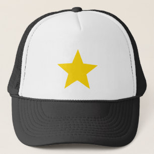 Gorra De Camionero Estrella oro amarillo