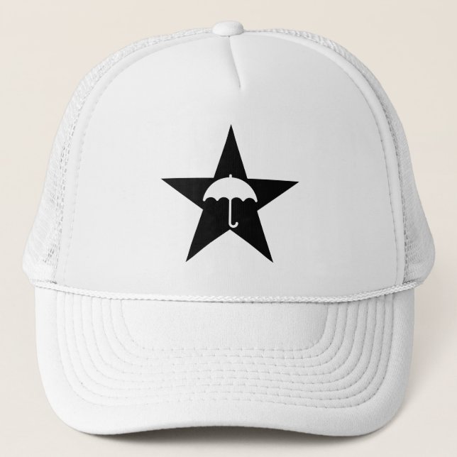 Gorra De Camionero Estrella Pluviófila (negro) (Anverso)