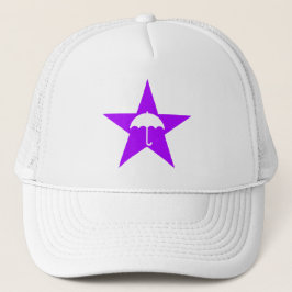 Gorra De Camionero Estrella Pluviófila (púrpura)