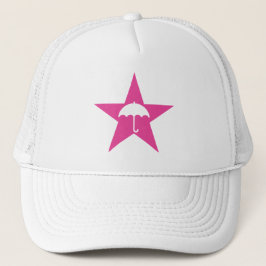 Gorra De Camionero Estrella Pluviófila (rosa)