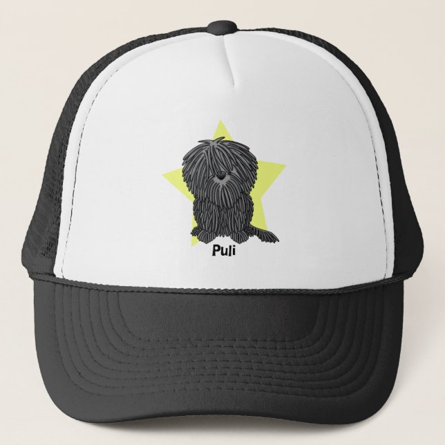 Gorra De Camionero Estrella Puli de Kawaii (Anverso)