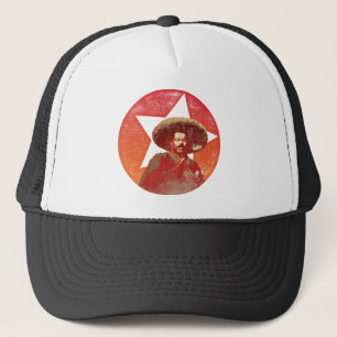 Gorra De Camionero Estrella roja del vintage de Pancho Villa