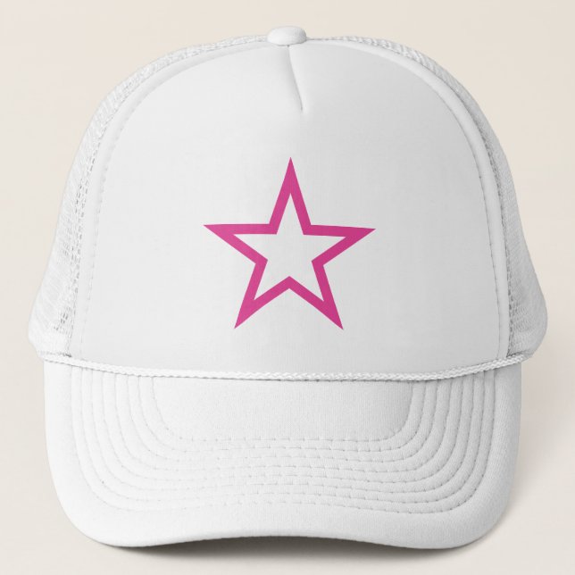 Gorra De Camionero Estrella rosa del feminismo - v6 (Anverso)