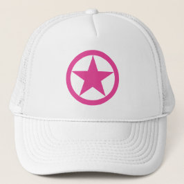 Gorra De Camionero Estrella rosa del feminismo - v7