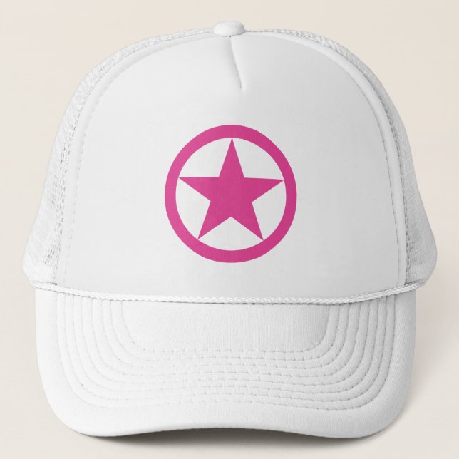Gorra De Camionero Estrella rosa del feminismo - v7 (Anverso)