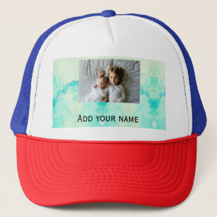 Gorra De Camionero estrella simple brillo destello agregar texto pers