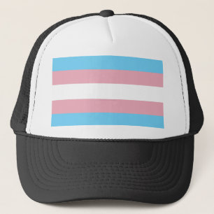 Gorra De Camionero Estrella transgénero de la diversidad del orgullo 