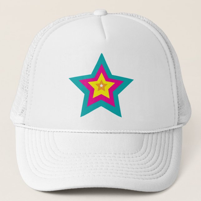 Gorra De Camionero Estrella viva misteriosa (Anverso)