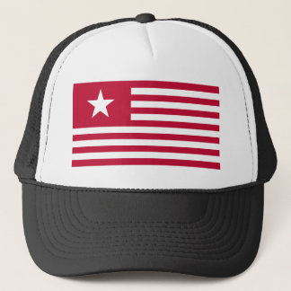 Gorra De Camionero Estrella y rayas solitarias - rojo de Tejas