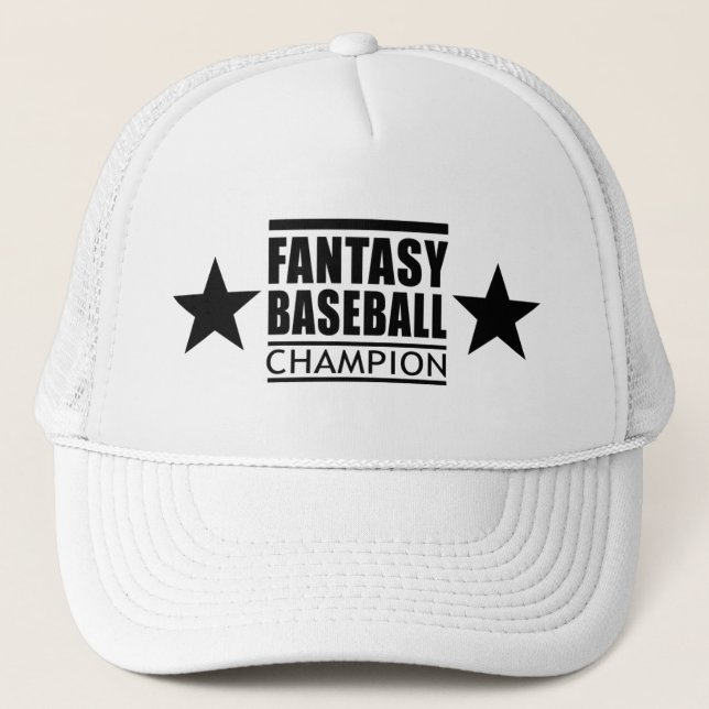Gorra De Camionero Estrellas de campeón de béisbol de fantasía (Anverso)