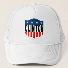 Gorra De Camionero estrellas de hillary clinton y rayas