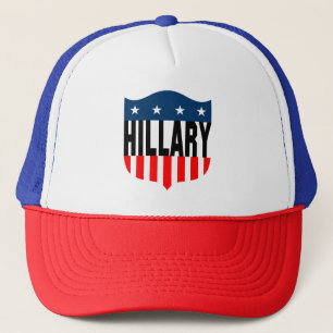 Gorra De Camionero estrellas de hillary clinton y rayas