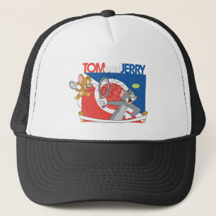 Gorra De Camionero Estrellas de tenis de Tom y Jerry 4