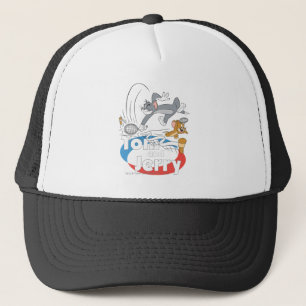 Gorra De Camionero Estrellas de tenis de Tom y Jerry 7
