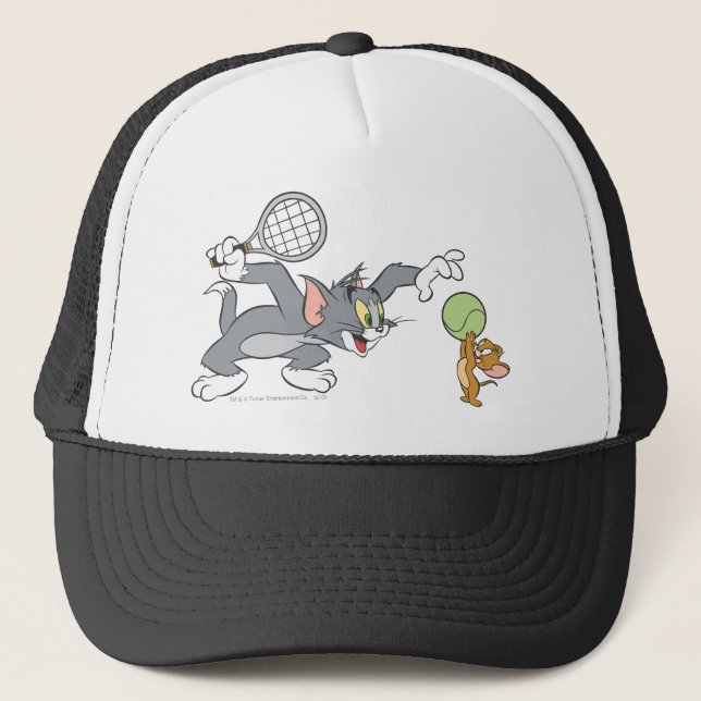 Gorra De Camionero Estrellas de tenis Tom y Jerry 2 (Anverso)