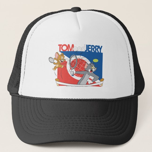 Gorra De Camionero Estrellas de tenis Tom y Jerry 4 (Anverso)