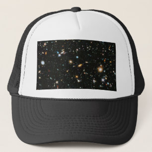 Gorra De Camionero Estrellas espaciales profundas y galaxias