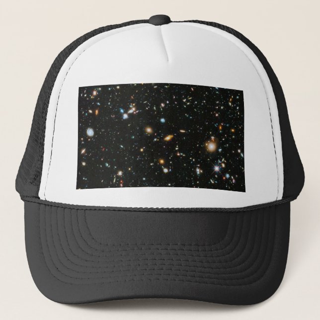 Gorra De Camionero Estrellas espaciales profundas y galaxias (Anverso)
