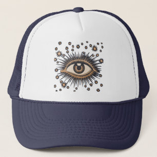 Gorra De Camionero Estrellas oculares Luna Celeste Nouveau