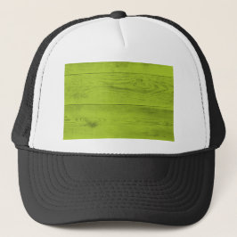 Gorra De Camionero Estructura de madera verde brillante como textura 