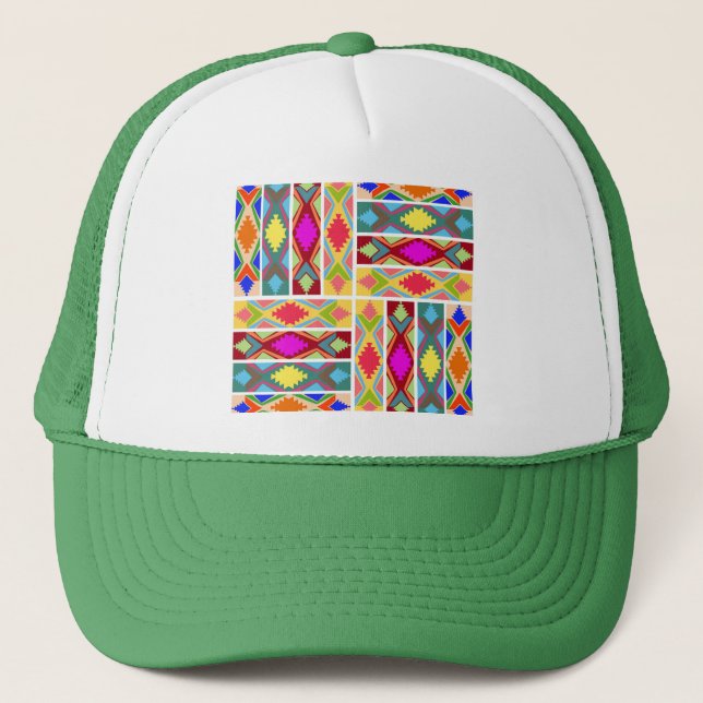 Gorra De Camionero Ethnic Colours (Anverso)