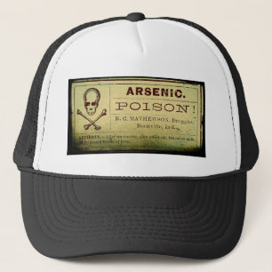Gorra De Camionero Etiqueta de arsénico con problemas