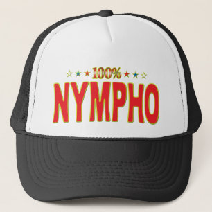 Gorra De Camionero Etiqueta de la estrella del Nympho