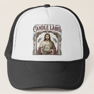 Gorra De Camionero Etiqueta de Vela de Jesús Vela de Jesús Fe Cristia
