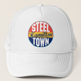 Gorra De Camionero Etiqueta del vintage de Hamilton
