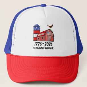Gorra De Camionero EUA Semiquincentenario 250 Aniversario 1776-2026