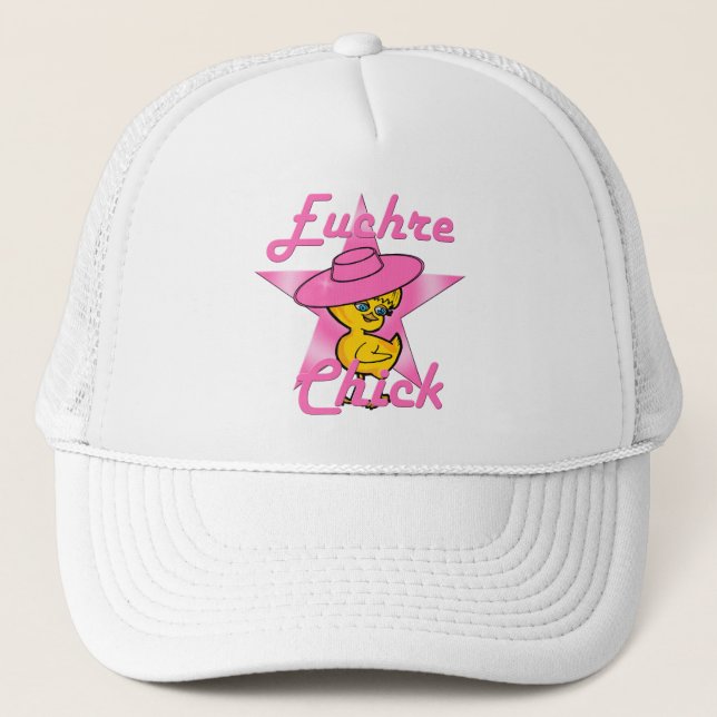 Gorra De Camionero Euchre Chick #8 (Anverso)