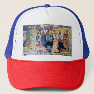 Gorra De Camionero Eugene Grasset - Panel Decorativo Armonía