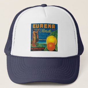 Gorra De Camionero Eureka Florida Citrus Fruit