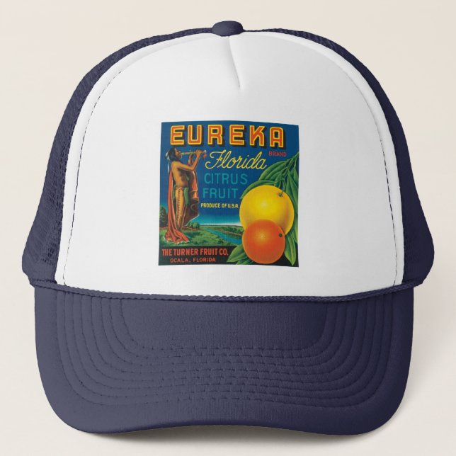 Gorra De Camionero Eureka Florida Citrus Fruit (Anverso)