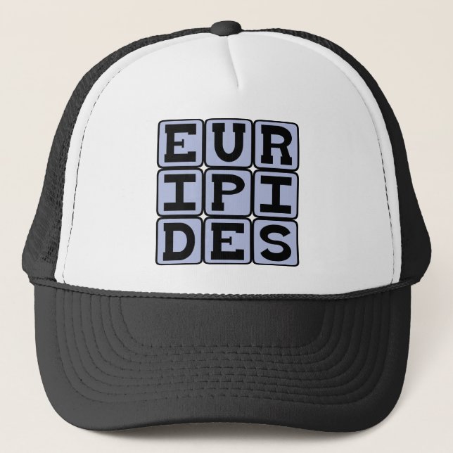 Gorra De Camionero Eurípides, trágico griego (Anverso)