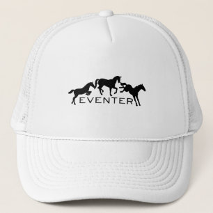 Gorra De Camionero Eventer con tres caballos de salto