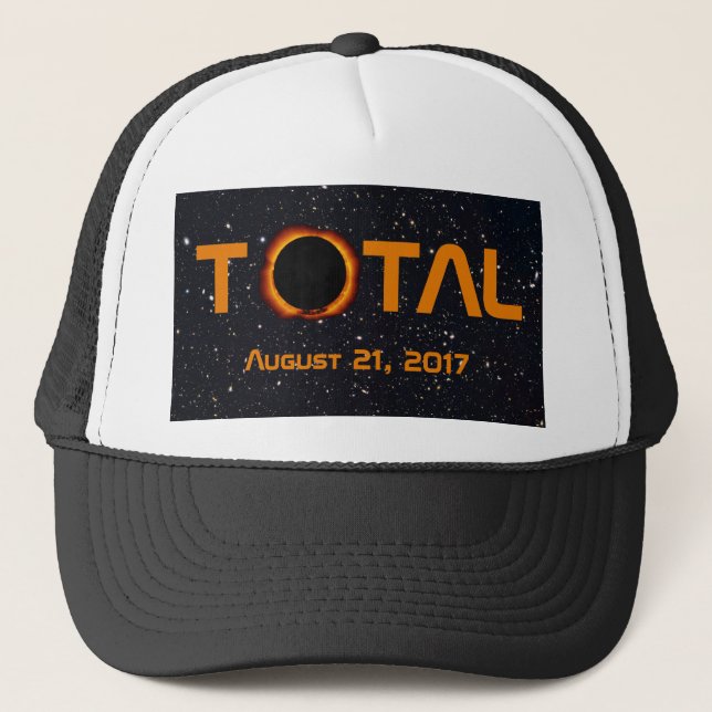 Gorra De Camionero Evento Eclipse solar total (Anverso)