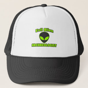 Gorra De Camionero Evil Alien Archeólogo
