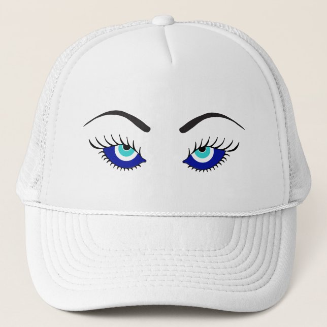 Gorra De Camionero Evil Eye Talisman (Anverso)