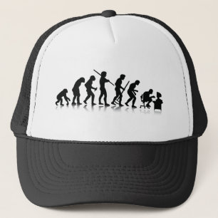Gorra De Camionero Evolución de adictos a la informática