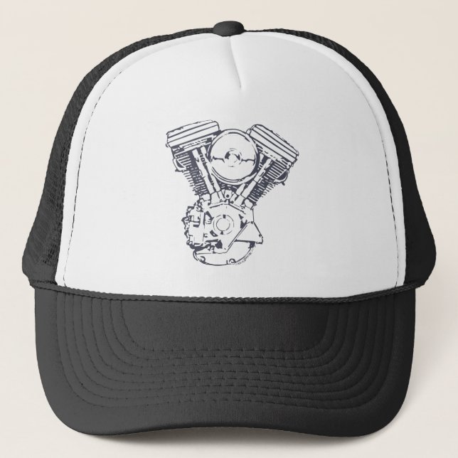 Gorra De Camionero Evolución de Harley V-Gemela (Anverso)