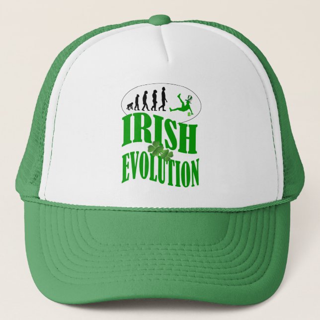 Gorra De Camionero Evolución de Irlanda (Anverso)