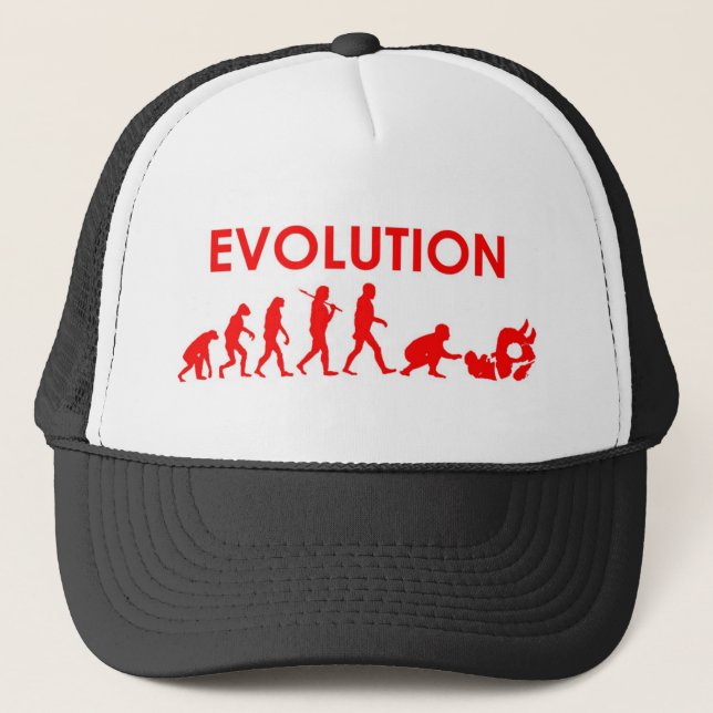 Gorra De Camionero Evolución de Jiu Jitsu (Anverso)