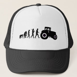 Gorra De Camionero Evolución de los granjeros de cultivar conductore